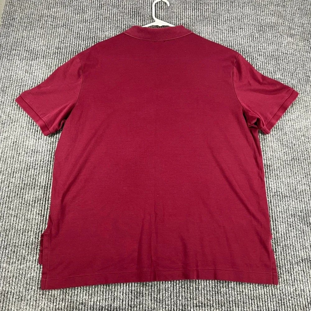 Polo Ralph Lauren Shirt Mens XL Extra Large Red Short Sleeve Flesh Pony Casual